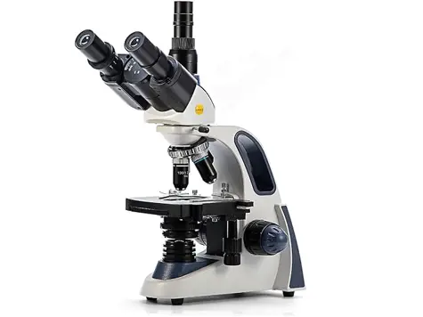 Microscopio SWIFT 380T 40X-2500X Trinocular OS 10X-25X Cam-Compatible.