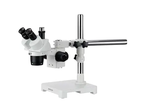 Microscopio estéreo trinocular AmScope SW-3T24Z: 20X/40X/80X, Lente Barlow 2.0X