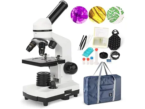Microscopio Niños 100X-1000X Profesional Inalámbrico LED - ¡Descubre el mundo microscópico! ????
