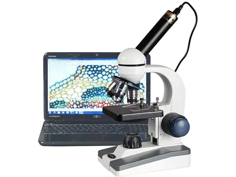 Microscopio AmScope M150C-E5 con Cámara USB 5MP