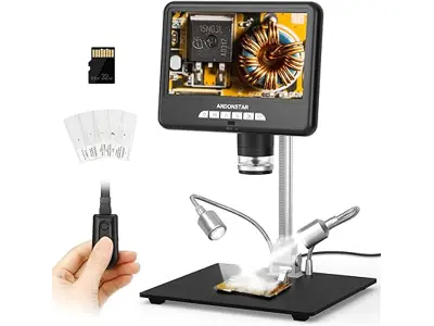 Andonstar Microscopio HDMI AD207S-Pro: Soldadura, Monedas, Electrónico.